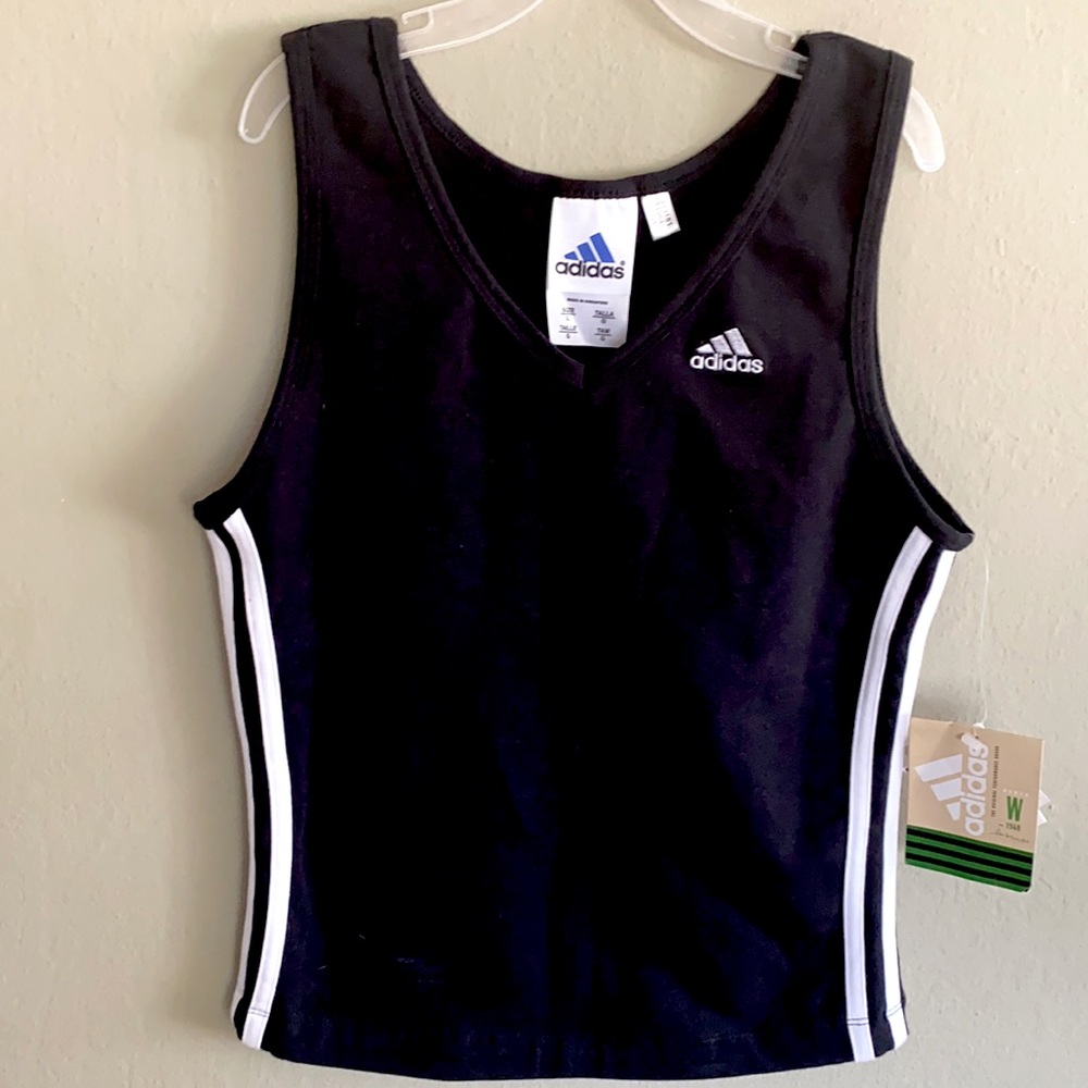 ADIDAS WOMANS CROP TANK TOP - Picture 1 of 4